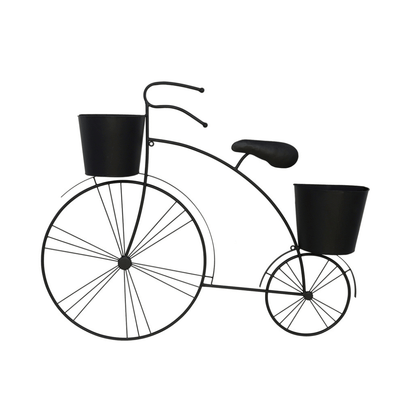 Alpha 55 Noir Porte-plante vélo à 2 paniers déco Gala