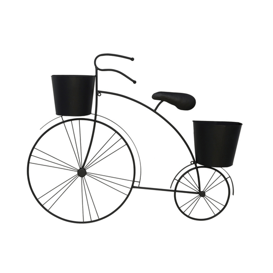Alpha 55 Noir Porte-plante vélo à 2 paniers déco Gala