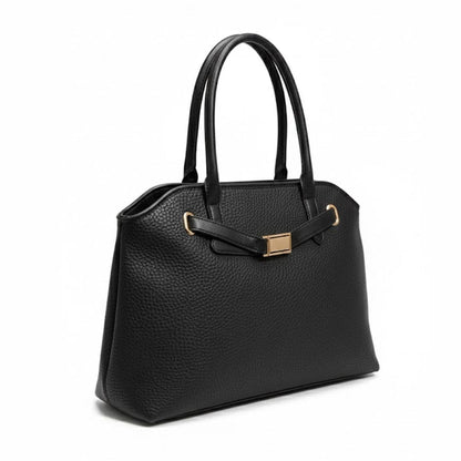 Alpha 55 Noir Sac à Main Signature – Élégance