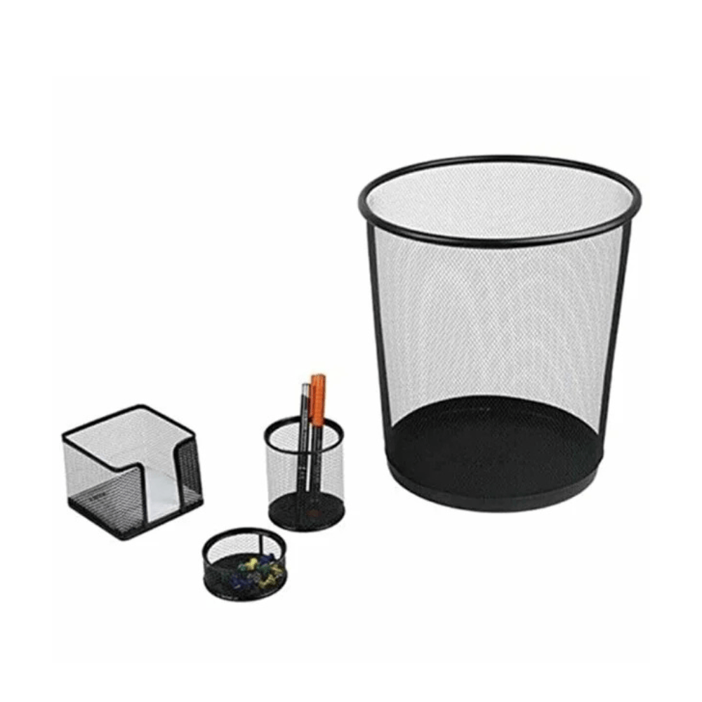 Set de Bureau Métallique Globox 3 Pièces — Alpha 55 Maroc