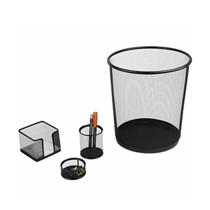 Set de Bureau Métallique Globox 3 Pièces — Alpha 55 Maroc