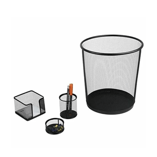 Set de Bureau Métallique Globox 3 Pièces — Alpha 55 Maroc