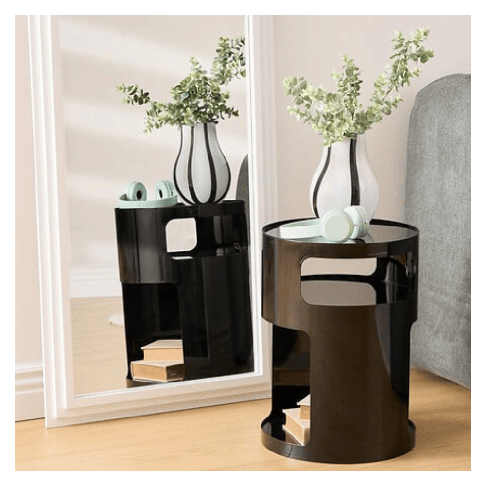 Alpha 55 Noir Table Café Ashdal Élégante et Moderne