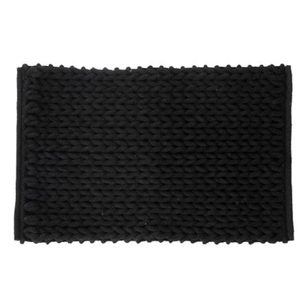 Alpha 55 Noir Tapis de bain épais
