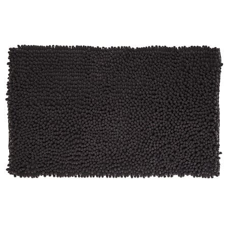 Alpha 55 Noir Tapis de bain maxi chenille