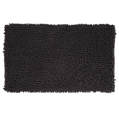 Alpha 55 Noir Tapis de bain maxi chenille