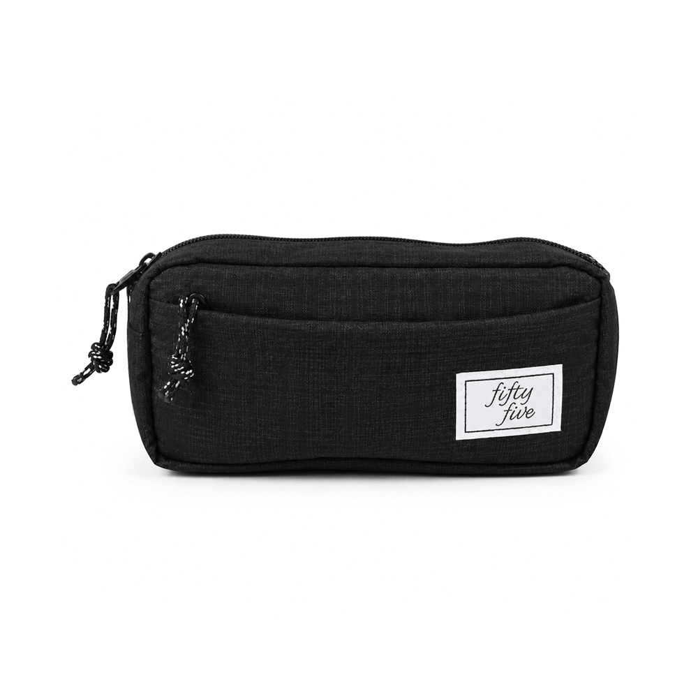 Alpha 55 Noir Trousse 2 Compartiments Chiné