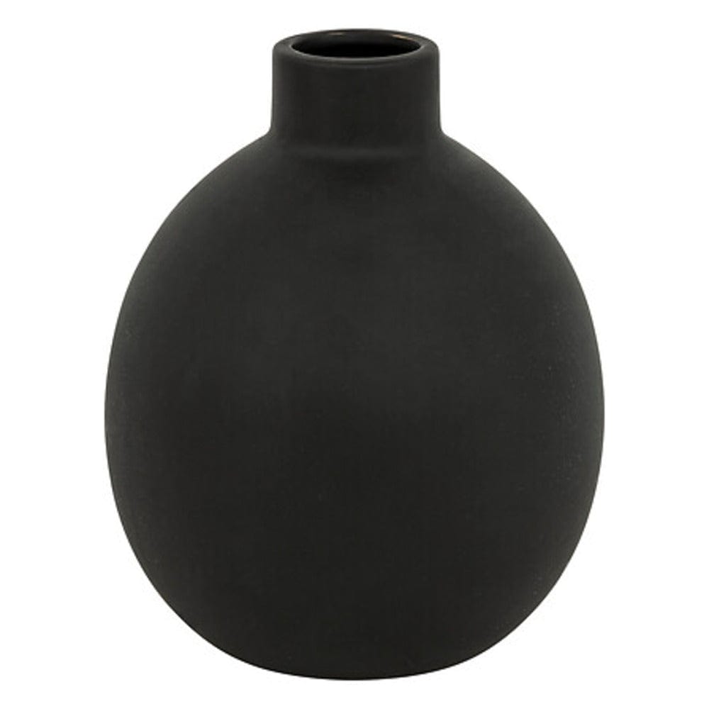 Alpha 55 Noir Vase en céramique élégant