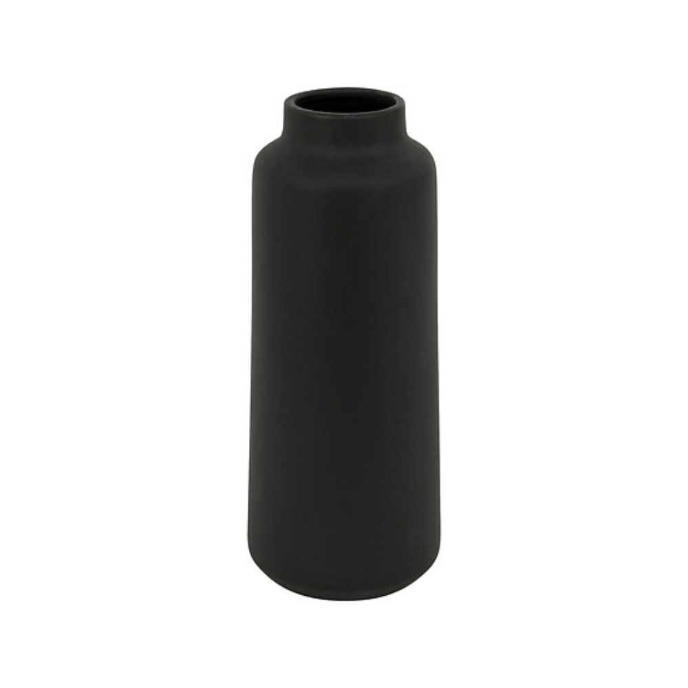 Alpha 55 Noir Vase Rily 30 cm en Céramique Nude