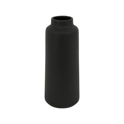 Alpha 55 Noir Vase Rily 30 cm en Céramique Nude