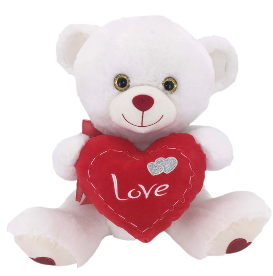 Alpha 55 Nounours love 50 cm Blanc