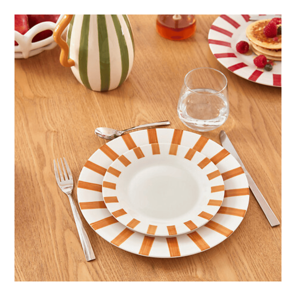 Alpha 55 Ocre Assiette dessert Chéri élégante et moderne