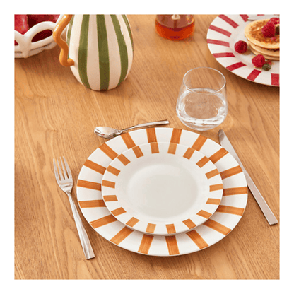 Alpha 55 Ocre Assiette dessert Chéri élégante et moderne