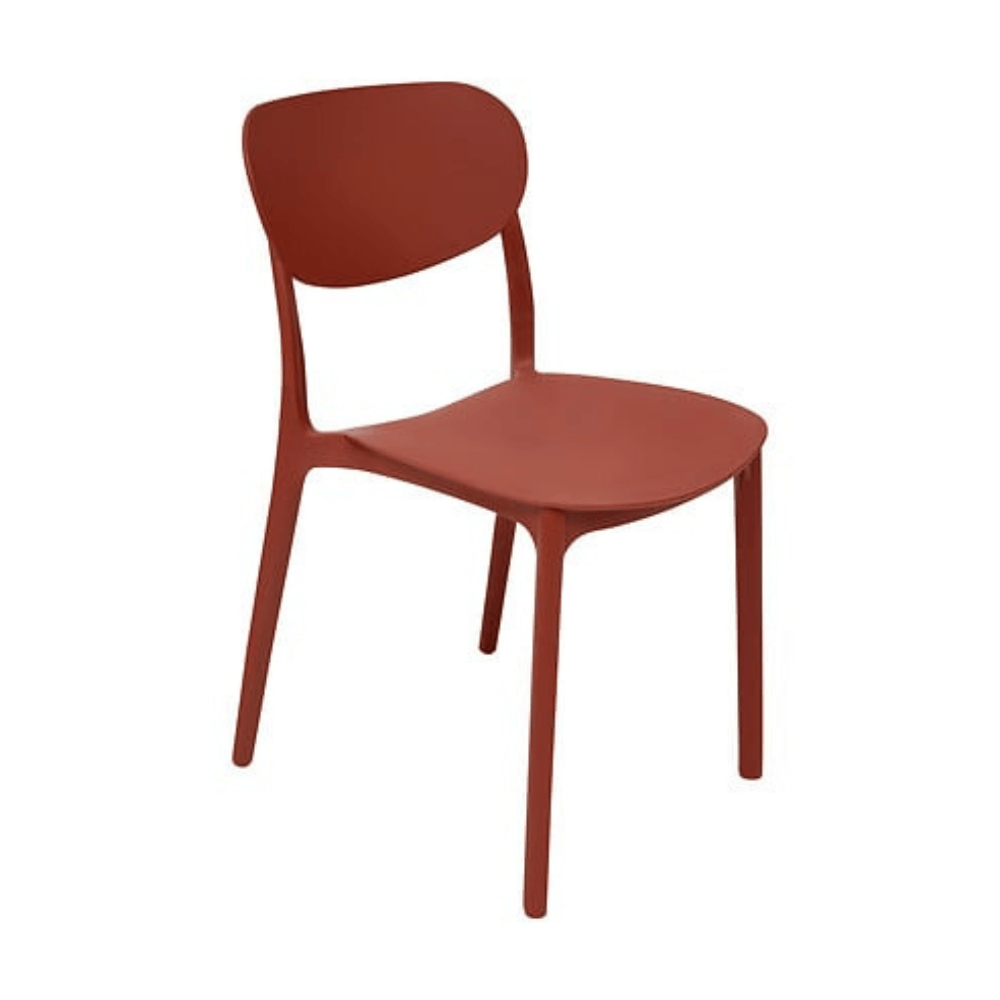 Alpha 55 Ocre Chaise Empilable Plasta Taupe en Plastique