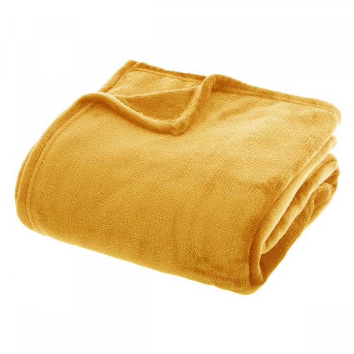 Alpha 55 Ocre Plaid Flanelle  180 x 230 cm