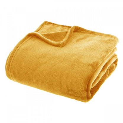 Alpha 55 Ocre Plaid Flanelle  180 x 230 cm
