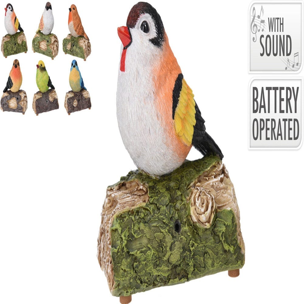 Alpha 55 Oiseau décoratif avec son sur branche