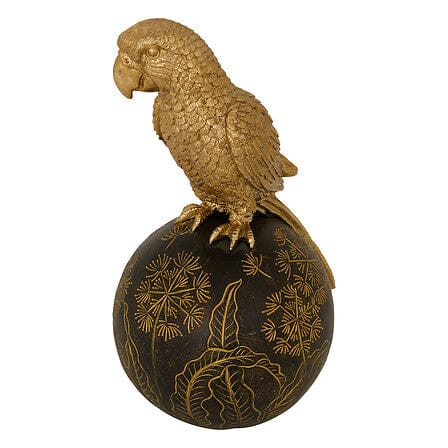 Alpha 55 Oiseau en résine Belli doré – Déco élégante