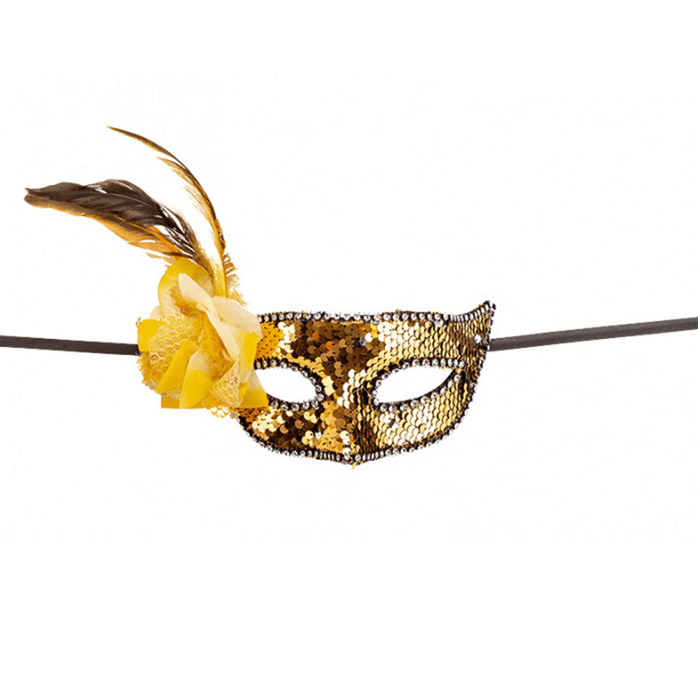 Alpha 55 Or Halloween accessoires, masque Venise sequins