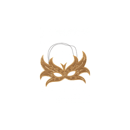 Alpha 55 Or Halloween masque Venise flammes