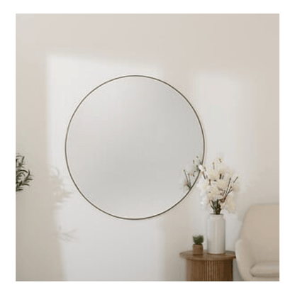 Alpha 55 Or Miroir Alice 110 cm en Métal Doré