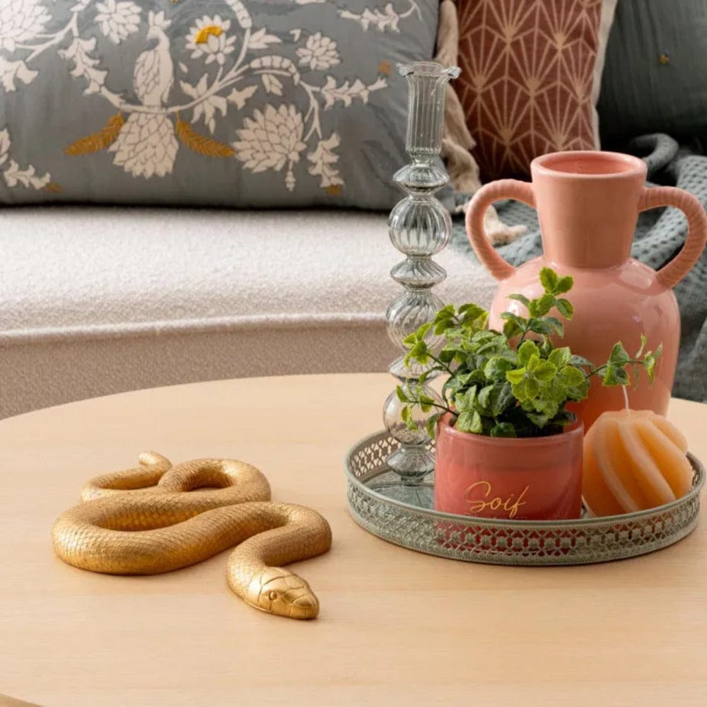 Alpha 55 Or Serpent déco en résine "Wild Romance"