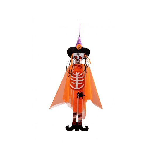 Alpha 55 orange Halloween, déco à suspendre Fantôme 100 cm