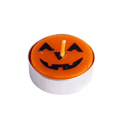 Alpha 55 Orange Set de 9 Bougies Citrouille en Cire 4 cm – Halloween