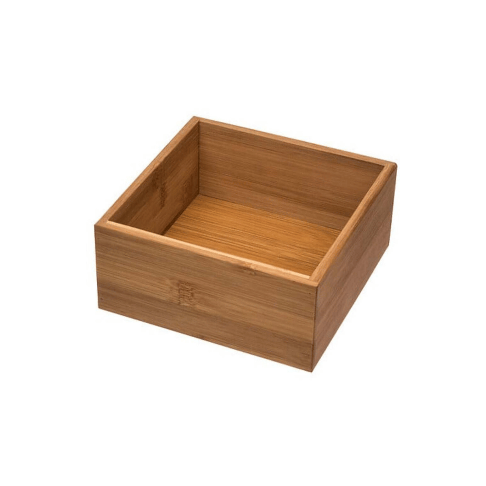 Alpha 55 Organiseur carré en bambou