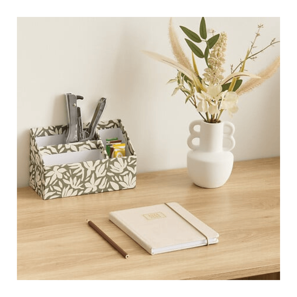 Alpha 55 Organiseur de Bureau Floréa en Carton 19 x 8,2 cm