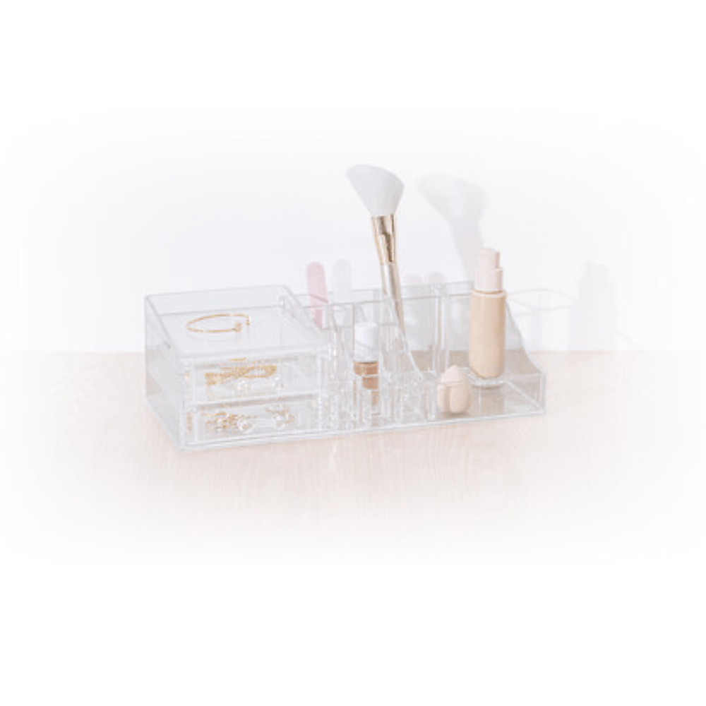 Alpha 55 Organiseur maquillage 2 tiroirs – Pratique & élégant