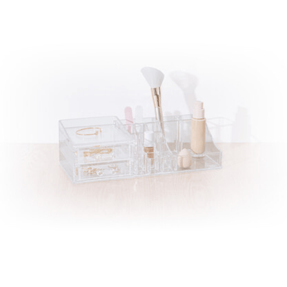 Alpha 55 Organiseur maquillage 2 tiroirs – Pratique & élégant