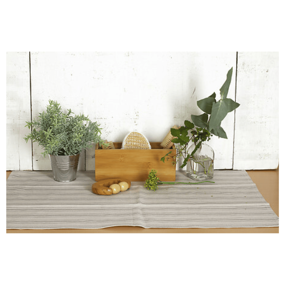 Alpha 55 Organiseur Rectangulaire en Bambou Naturel