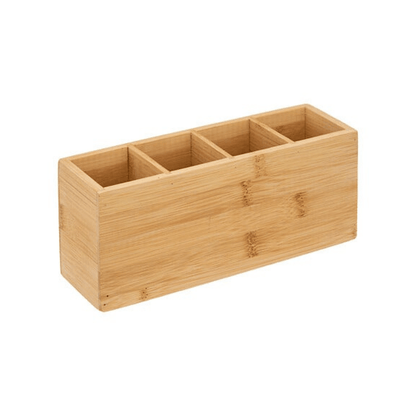 Alpha 55 Organiseur Tidy Smart 4 Compartiments en Bambou