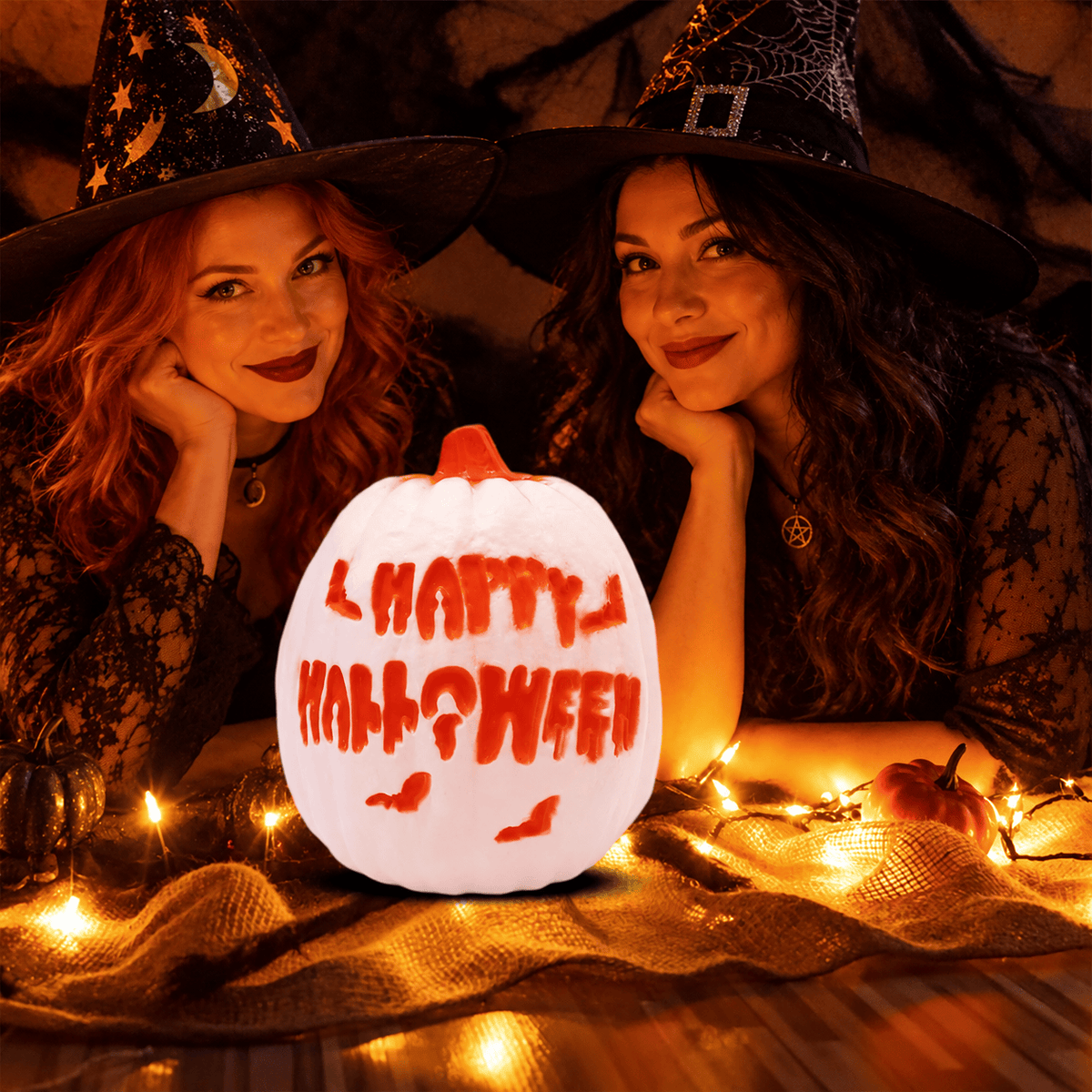 Alpha 55 Ornement Citrouille Lumineux & Sonore – Halloween