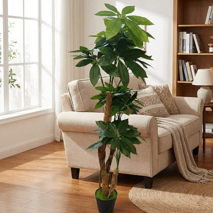 Alpha 55 Pachira Artificiel Premium – Arbre de Chance & Design Chic