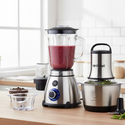 Alpha 55 Pack Itimat : Hachoir 2 Bols + Blender en Verre