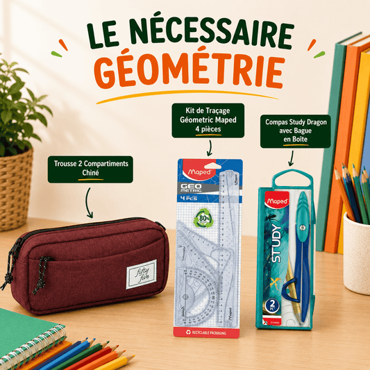 Alpha 55 Pack Rentrée Le Nécessaire Géométrie