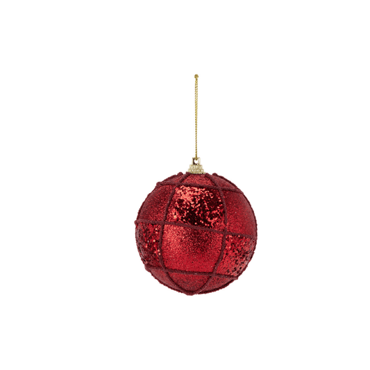 Alpha 55 Paillettes Rouges – Décor Noël Scintillant