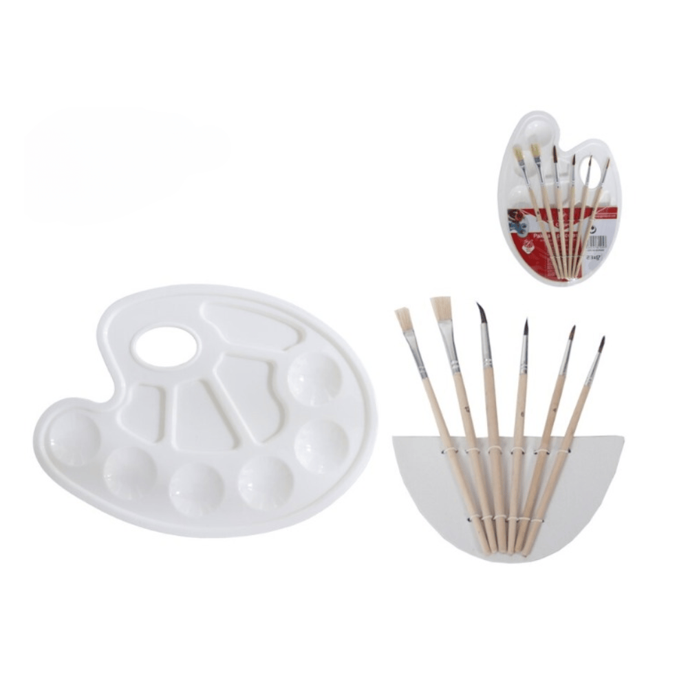 Alpha 55 Palette peinture avec pinceaux – Kit créatif