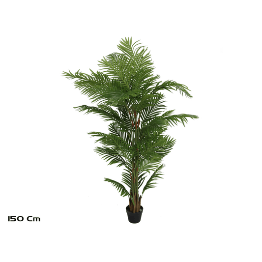Alpha 55 Palmier en pot plastique vert déco tropicale