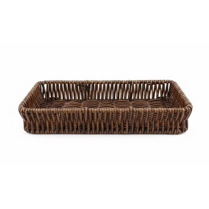 Alpha 55 Panier à couverts tressé rectangulaire – Déco naturelle