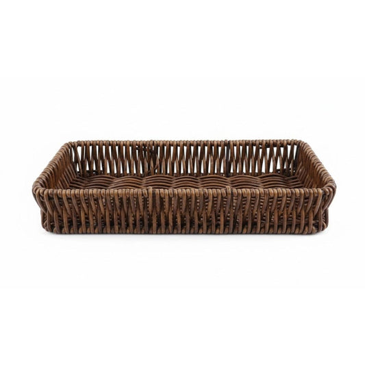 Alpha 55 Panier à couverts tressé rectangulaire – Déco naturelle