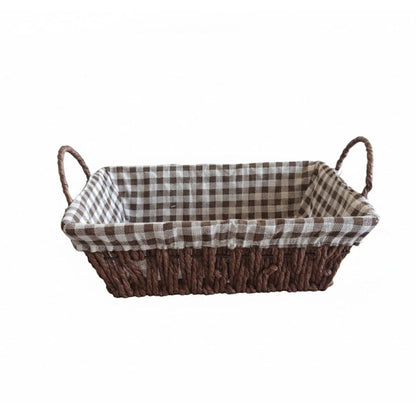 Alpha 55 Panier à pain tressé imprimé rectangulaire – Élégant & pratique