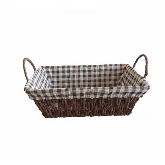 Alpha 55 Panier à pain tressé imprimé rectangulaire – Élégant & pratique