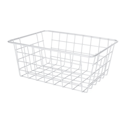 Alpha 55 Panier de rangement en métal gris pratique