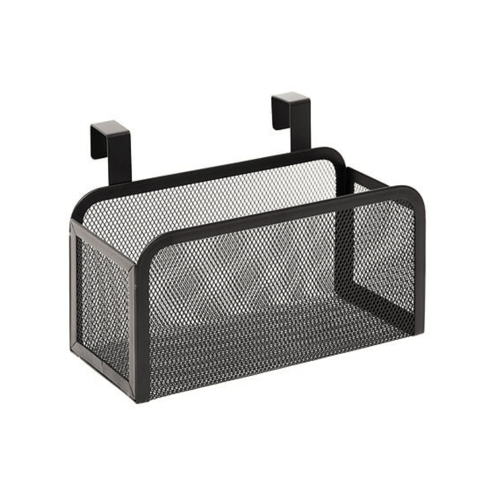 Alpha 55 Panier de Rangement sur Porte Spacy Métal Noir
