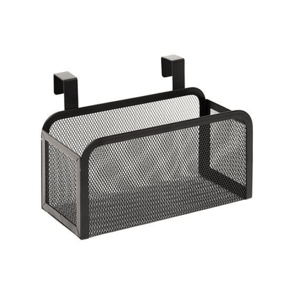 Alpha 55 Panier de Rangement sur Porte Spacy Métal Noir