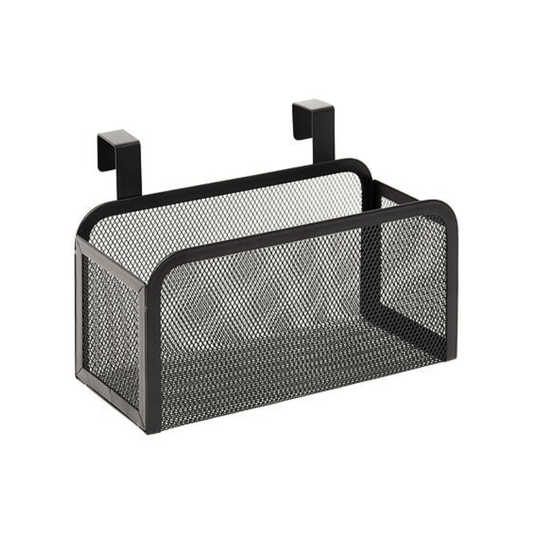 Alpha 55 Panier de Rangement sur Porte Spacy Métal Noir
