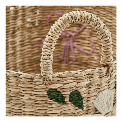 Alpha 55 Panier Fleur Sauv roseau brodé décoratif